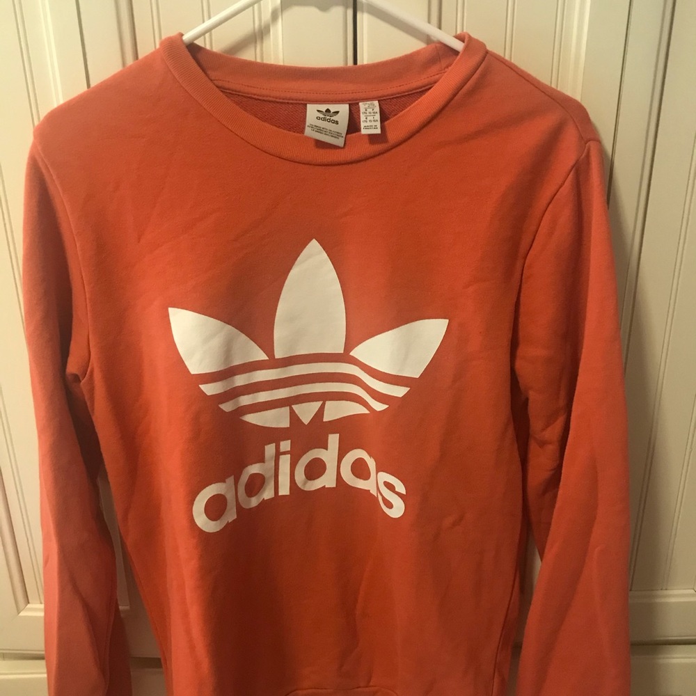 Adidas pull over logo sweatshirt